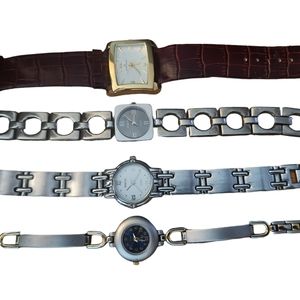 4 watches, Anne Klien, Guess